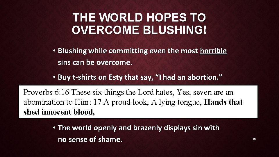 THE WORLD HOPES TO OVERCOME BLUSHING! • Blushing while committing even the most horrible