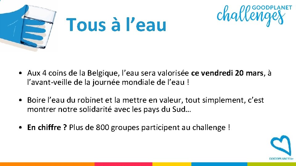 Tous à l’eau • Aux 4 coins de la Belgique, l’eau sera valorisée ce