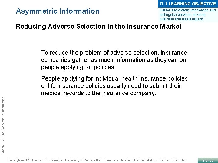 Adverse Selection Insurance Definition 7 6pts Adverse