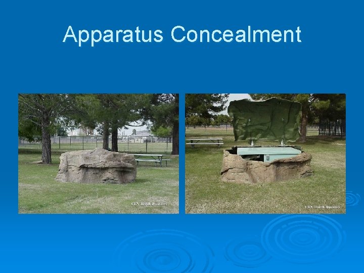 Apparatus Concealment 