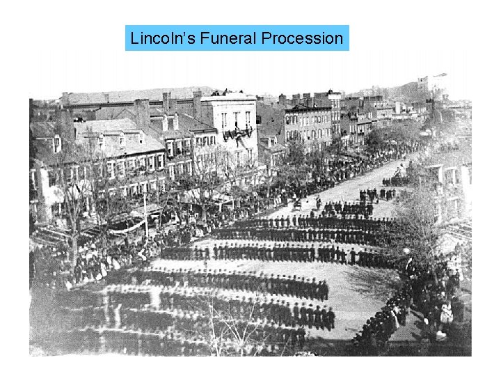 Lincoln’s Funeral Procession Lincoln’s Funeral Procession