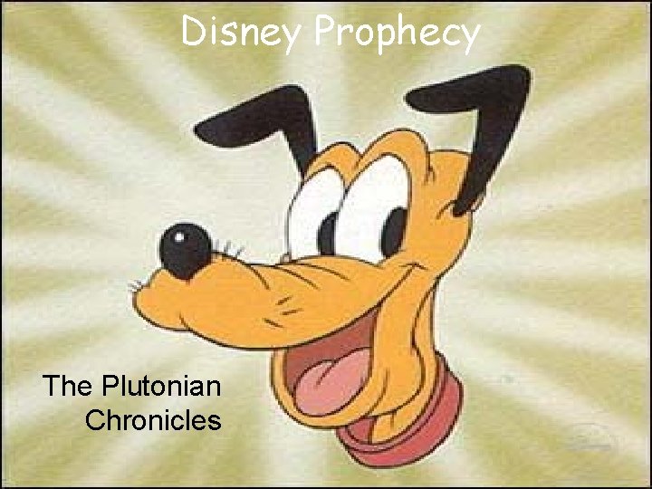 Disney Prophecy The Plutonian Chronicles 