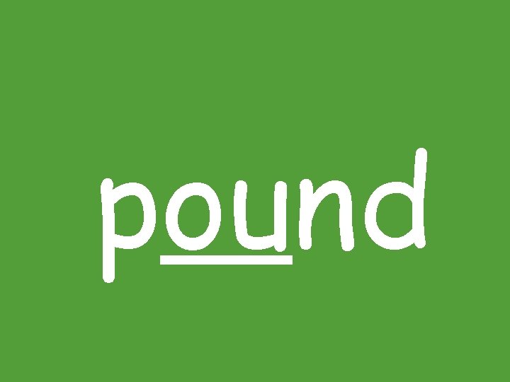 pound 