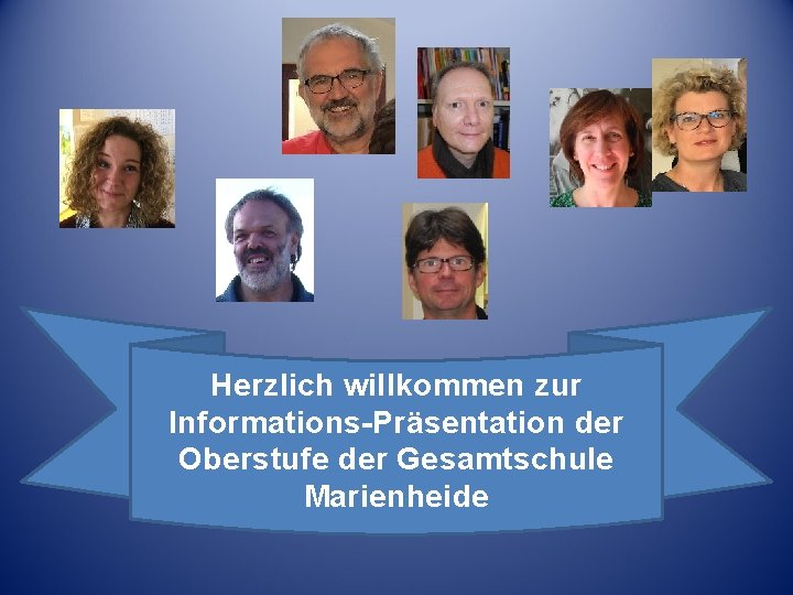 Herzlich willkommen zur Informations-Präsentation der Oberstufe der Gesamtschule Marienheide 