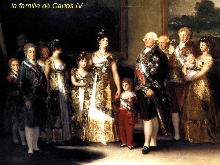  la famille de Carlos IV 