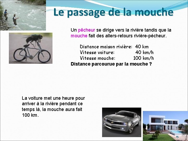 Le passage de la mouche Un pêcheur se dirige vers la rivière tandis que