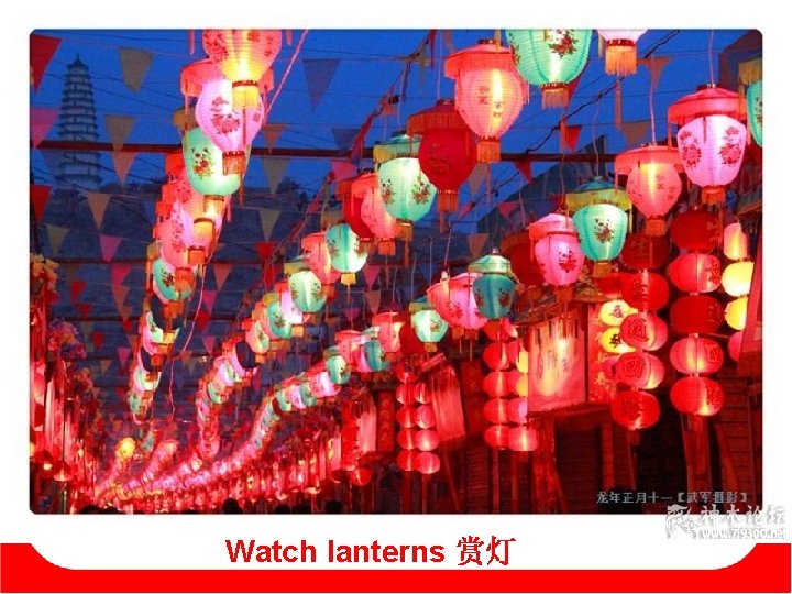 Watch lanterns 赏灯 