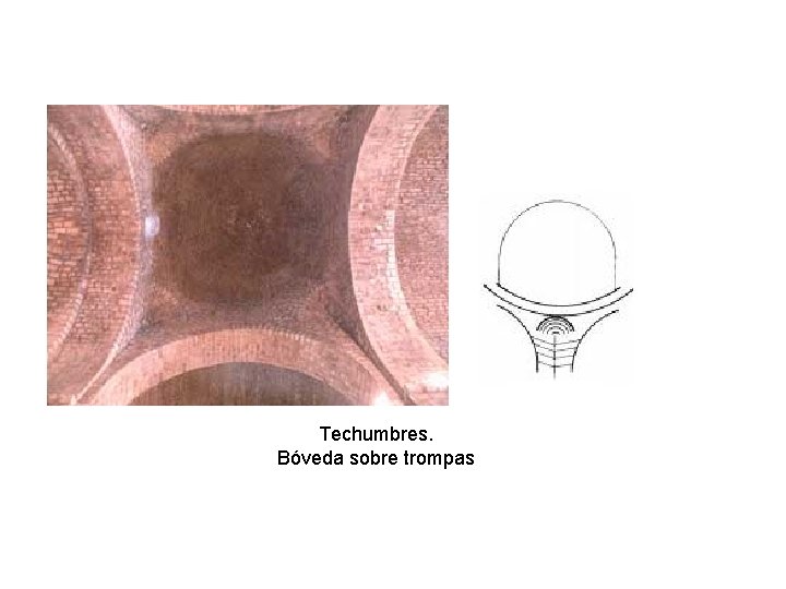 Techumbres. Bóveda sobre trompas 