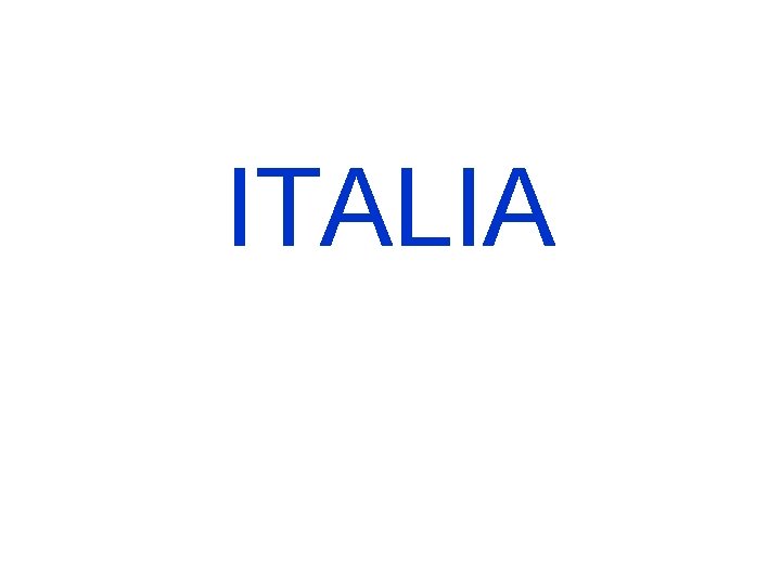 ITALIA 