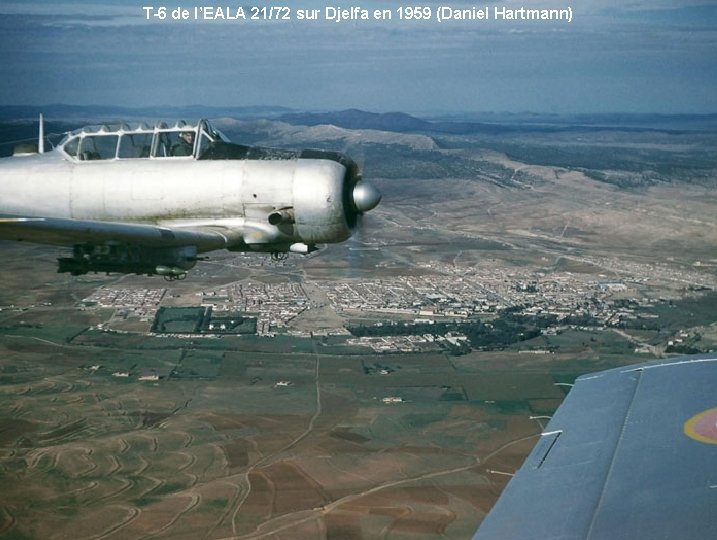 T-6 de l’EALA 21/72 sur Djelfa en 1959 (Daniel Hartmann) 