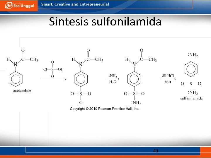 Sintesis sulfonilamida 41 