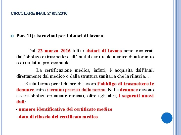 La Certificazione Medica Nuove Norme E Vecchi Problemi