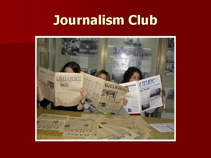 Journalism Club Journalism Club