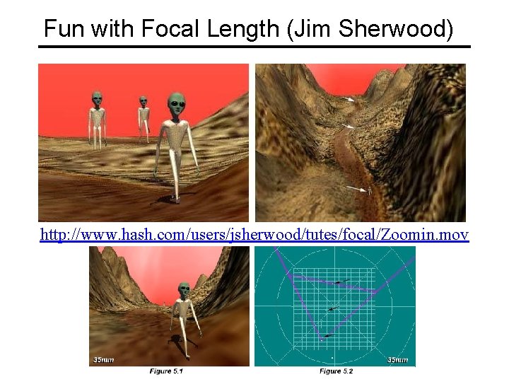 Fun with Focal Length (Jim Sherwood) http: //www. hash. com/users/jsherwood/tutes/focal/Zoomin. mov 