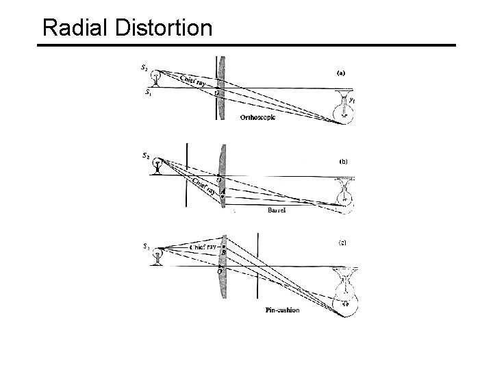 Radial Distortion 