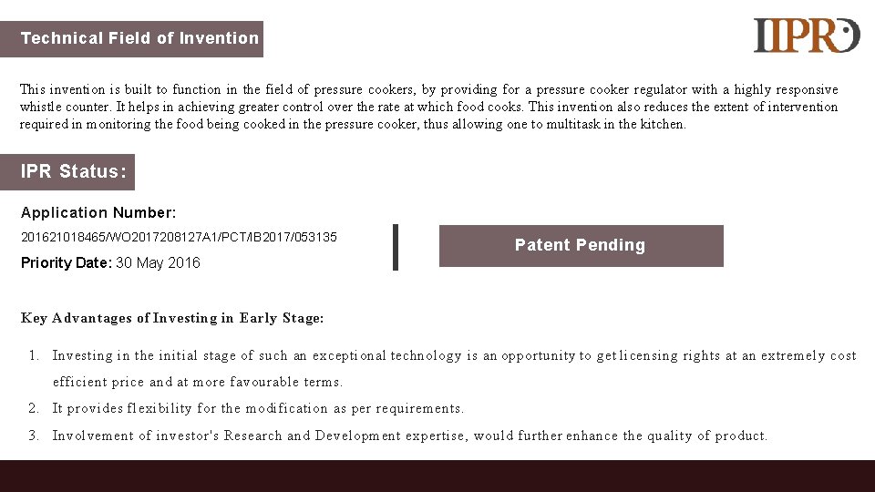 Technical Field of Invention This invention is built to function in the field of