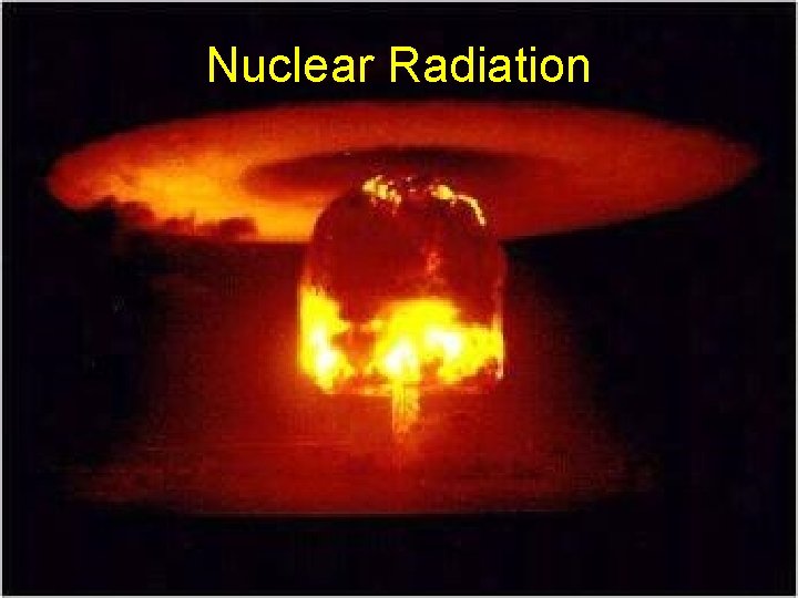 Nuclear Radiation 