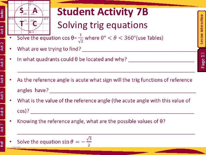 Ref Act 7 Act 6 Act 5 Act 4 Page 13 Act 1 Index