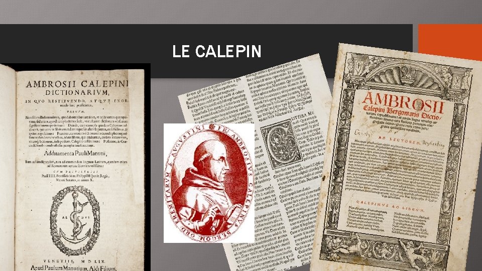 LE CALEPIN 