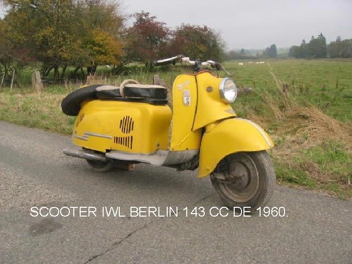 SCOOTER IWL BERLIN 143 CC DE 1960. 