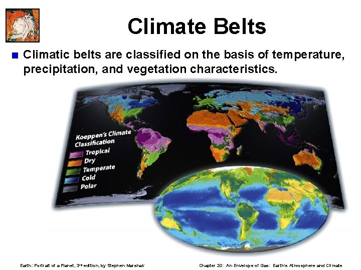 Climate Belts < Climatic belts are classified on the basis of temperature, precipitation, and
