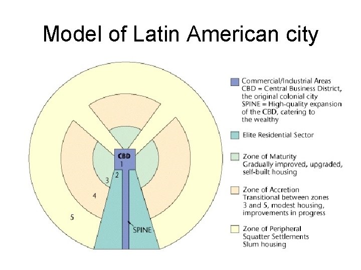 Model of Latin American city 