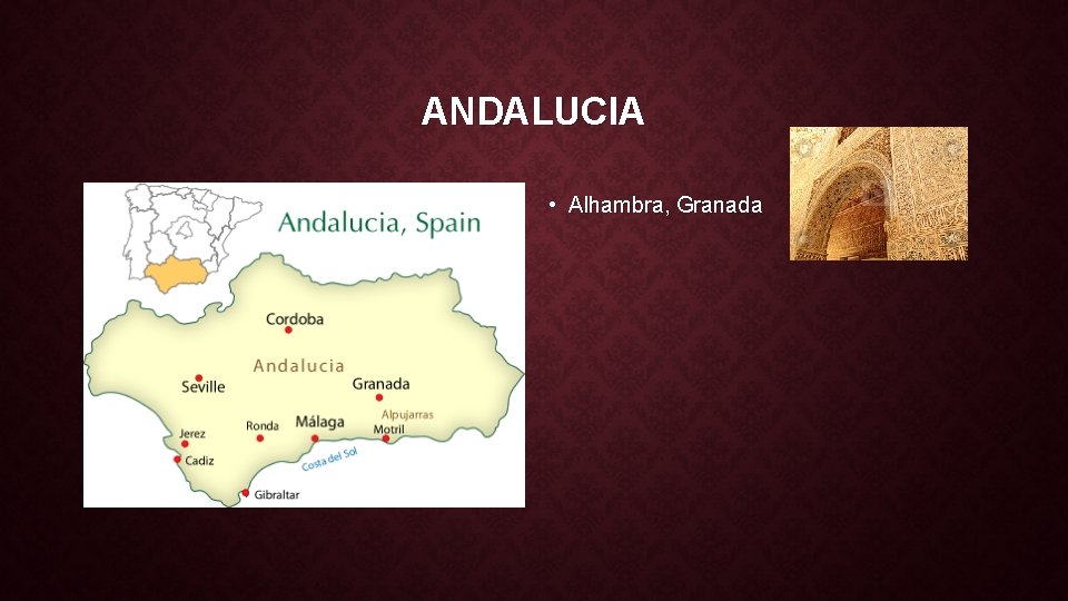 ANDALUCIA • Alhambra, Granada 