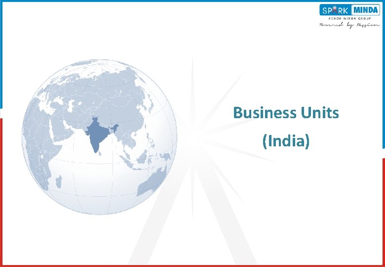 Business Units (India) 13 
