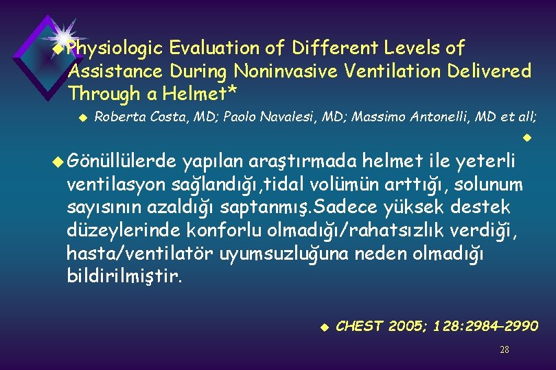 u Physiologic Evaluation of Different Levels of Assistance During Noninvasive Ventilation Delivered Through a