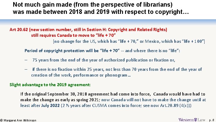 Not much gain made (from the perspective of librarians) was made between 2018 and