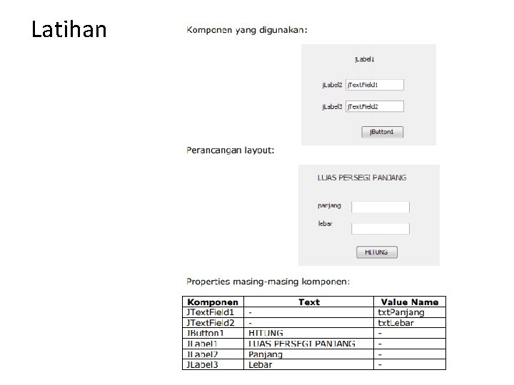 Latihan 