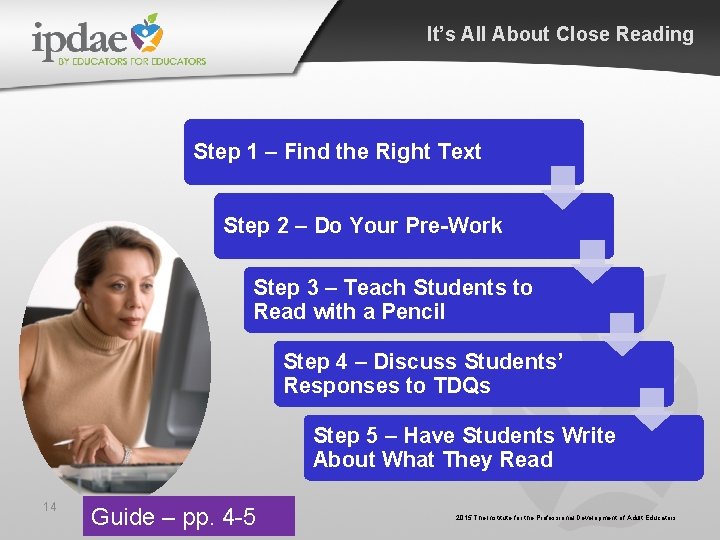 It’s All About Close Reading Step 1 – Find the Right Text Step 2 It’s All About Close Reading Step 1 – Find the Right Text Step 2