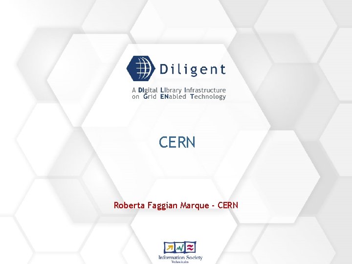 CERN Roberta Faggian Marque - CERN 