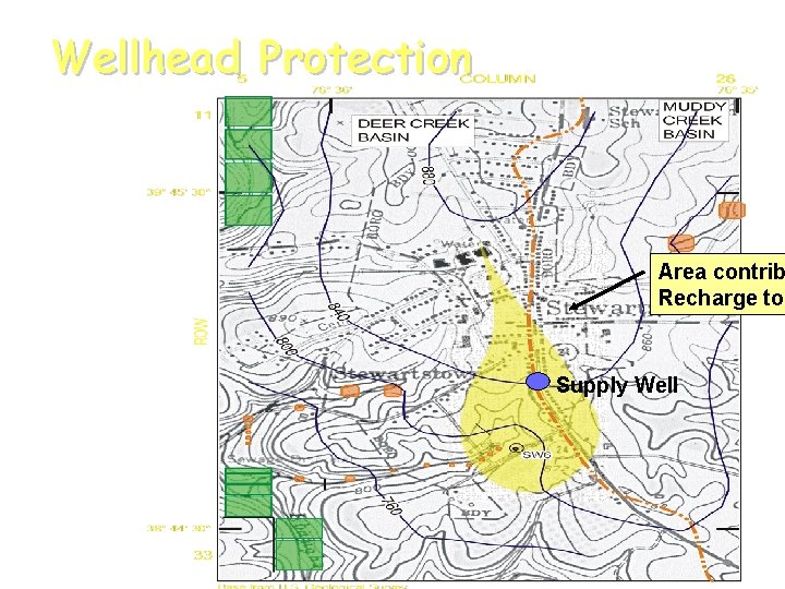 Wellhead Protection Area contrib Recharge to Supply Well 