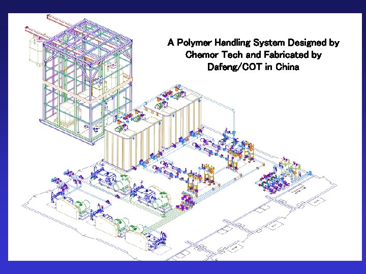 A Polymer Handling System Designed by Chemor Tech and Fabricated by Dafeng/COT in China