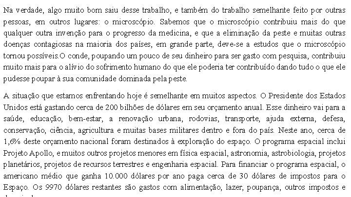 Na verdade, algo muito bom saiu desse trabalho, e também do trabalho semelhante feito