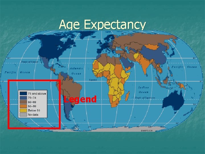 Age Expectancy Legend Age Expectancy Legend