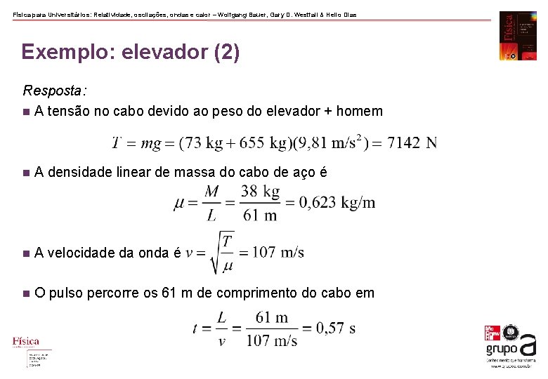 Física para Universitários: Relatividade, oscilações, ondas e calor – Wolfgang Bauer, Gary D. Westfall
