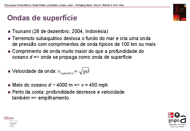 Física para Universitários: Relatividade, oscilações, ondas e calor – Wolfgang Bauer, Gary D. Westfall