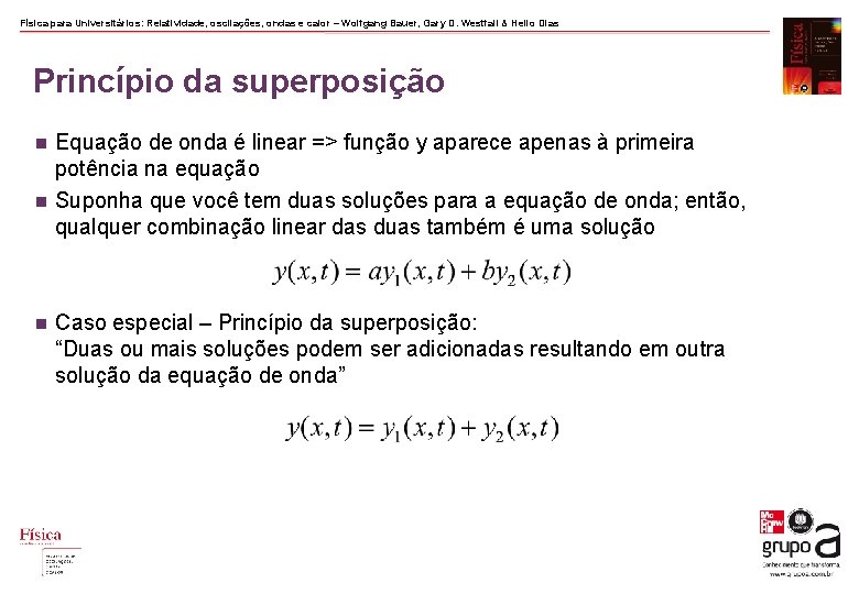 Física para Universitários: Relatividade, oscilações, ondas e calor – Wolfgang Bauer, Gary D. Westfall