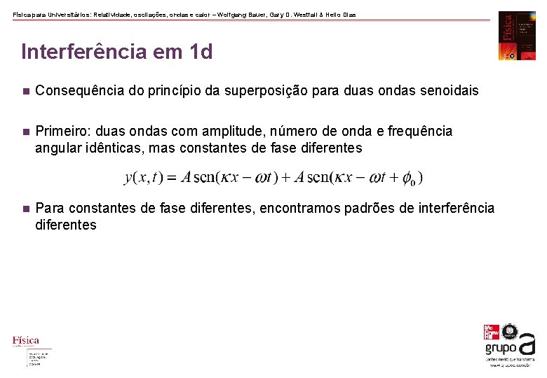 Física para Universitários: Relatividade, oscilações, ondas e calor – Wolfgang Bauer, Gary D. Westfall