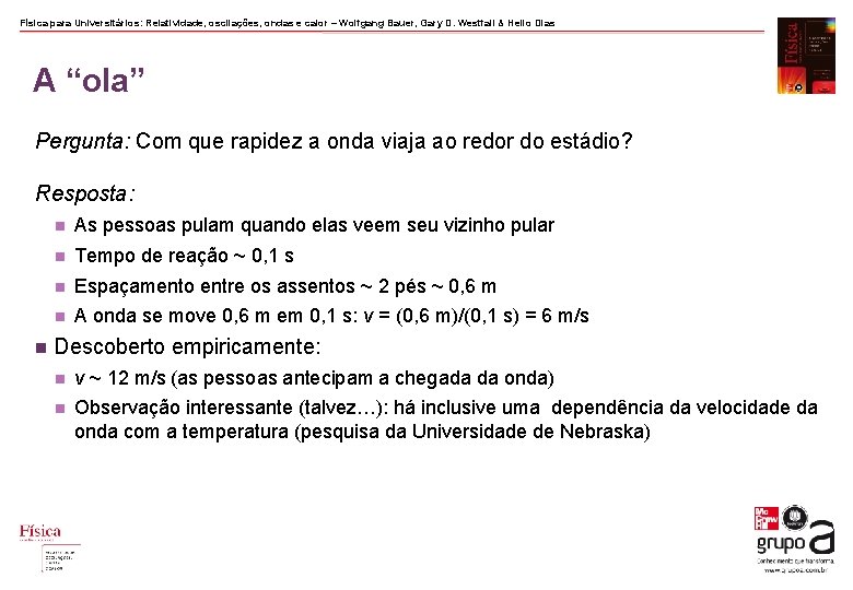 Física para Universitários: Relatividade, oscilações, ondas e calor – Wolfgang Bauer, Gary D. Westfall