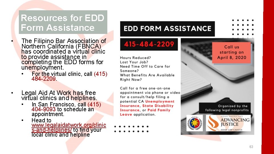 Resources for EDD Form Assistance • The Filipino Bar Association of Northern California (FBNCA)
