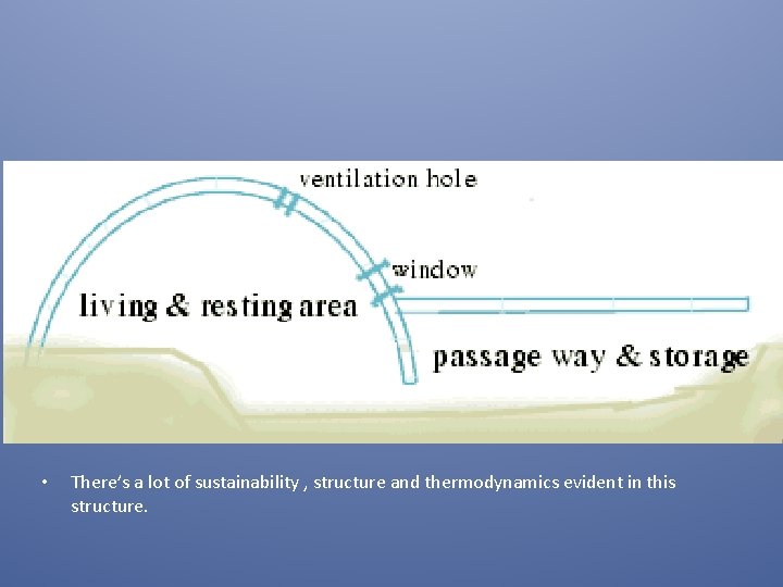  • There’s a lot of sustainability , structure and thermodynamics evident in this