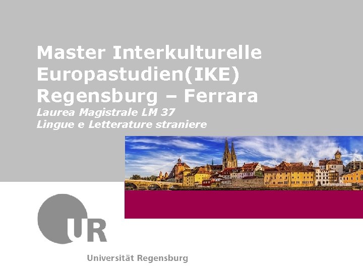 Prof. Dr. Isabella von Treskow Dr. Max Mustermann Lehrstuhl für Romanische Philologie I Referat