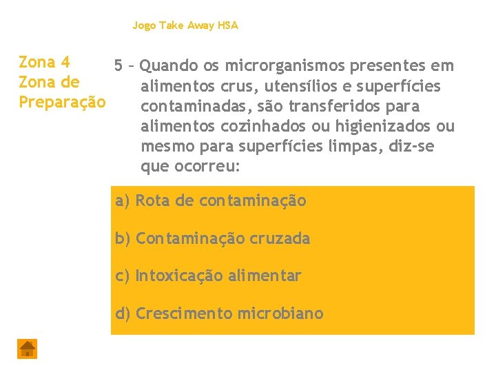 Jogo Take Away HSA Zona 4 5 – Quando os microrganismos presentes em Zona