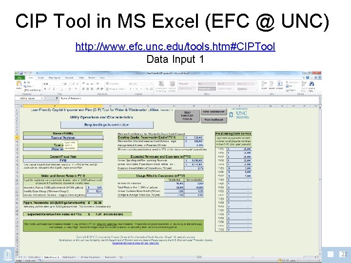 CIP Tool in MS Excel (EFC @ UNC) http: //www. efc. unc. edu/tools. htm#CIPTool CIP Tool in MS Excel (EFC @ UNC) http: //www. efc. unc. edu/tools. htm#CIPTool
