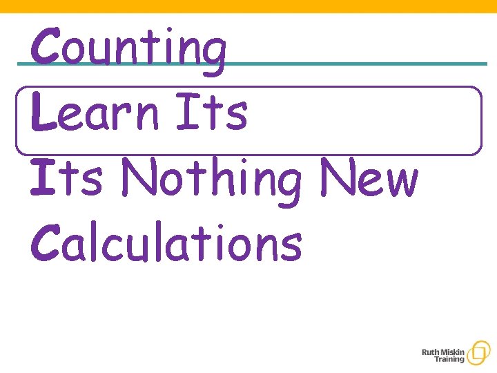 Counting Learn Its Nothing New Calculations 