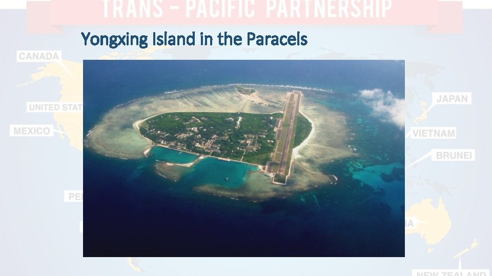 Yongxing Island in the Paracels 