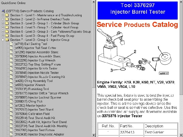 Service Products Catalog http: //quickserve. cummins. com Service Products Catalog http: //quickserve. cummins. com